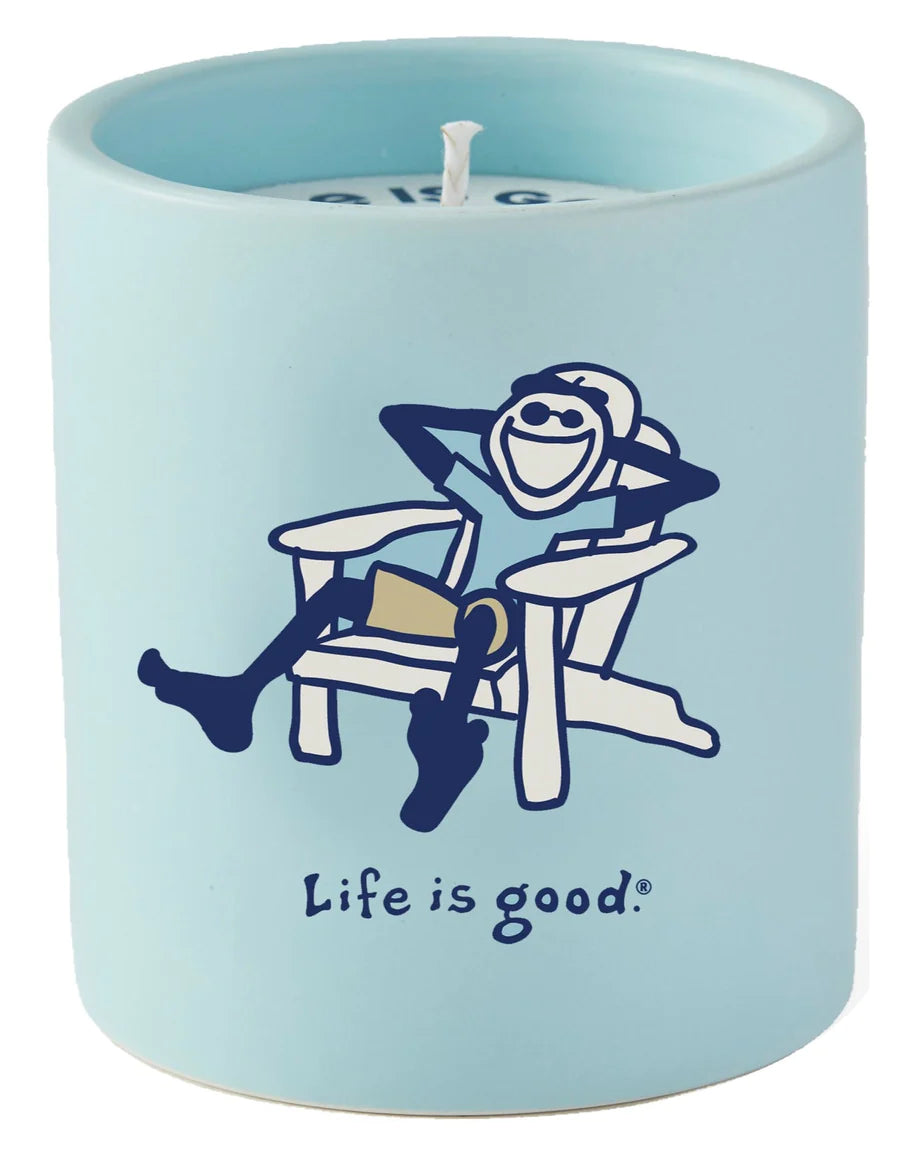 Life Is Good Jake Adirondack Soy Candle “ Bamboo, Ylang Ylang, Teak”