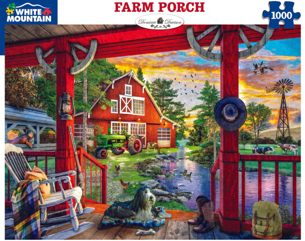 Farm Porch Puzzle 1000 pc