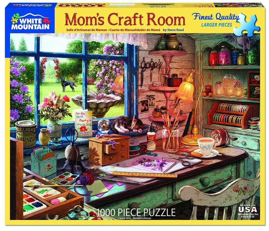 Puzzle Moms Craft Room 1000pc