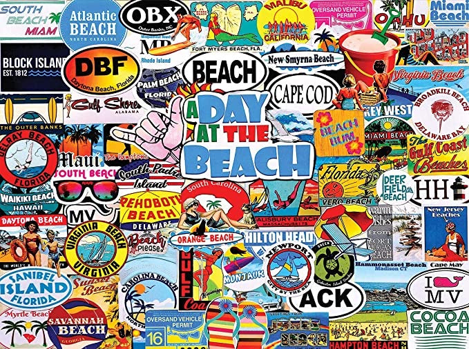 Puzzle A Day at the Beach 1000pc